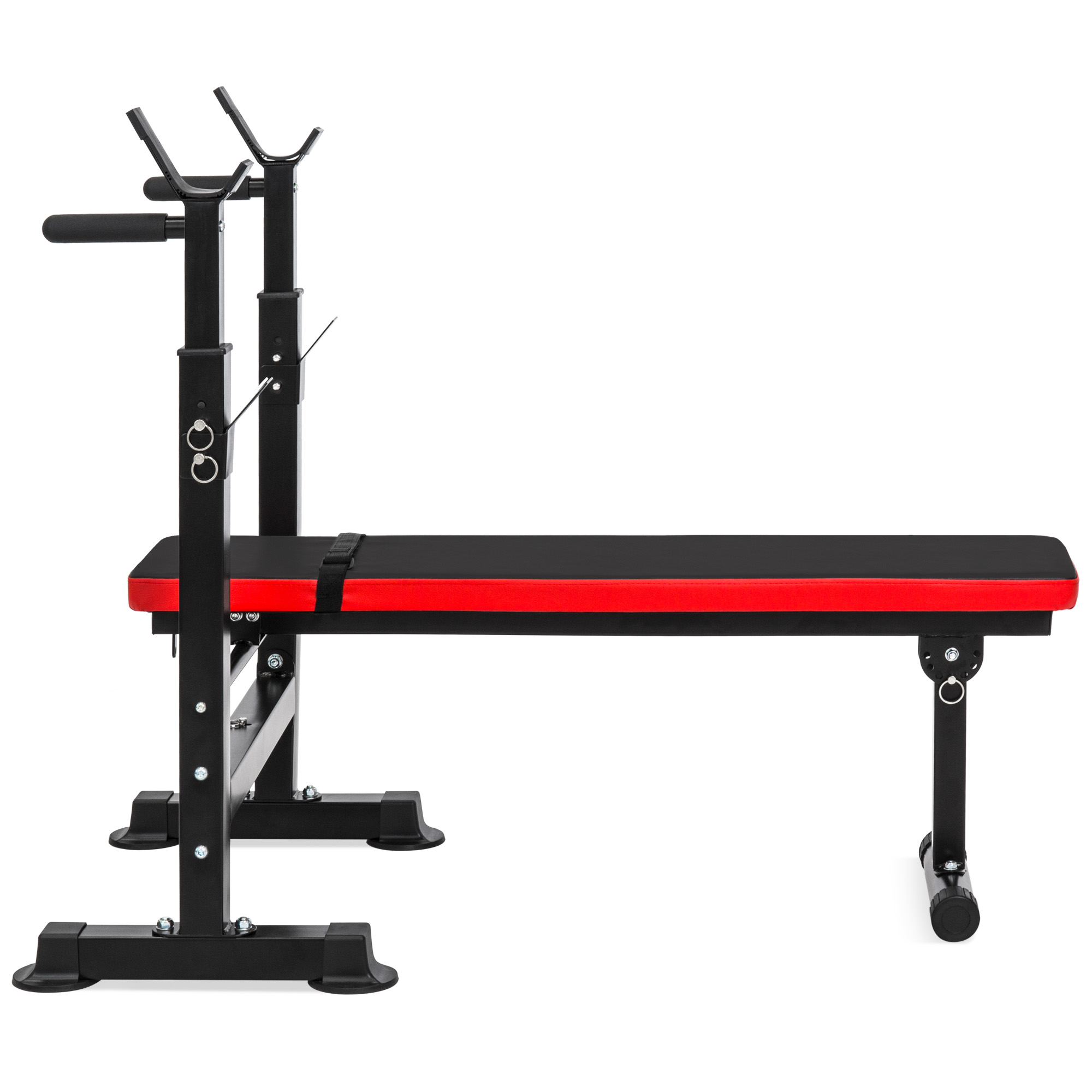 Best Choice Products Adjustable Barbell Rack - $100