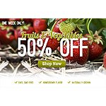 50% off fruits and vegetables at Holland Bulb Farm