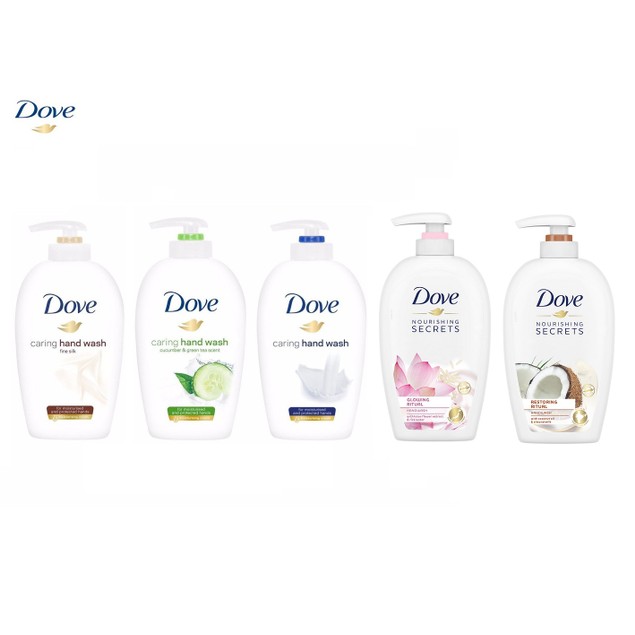 5-Pack Dove Caring Hand Wash, 250ml bottles $15 @ Tanga
