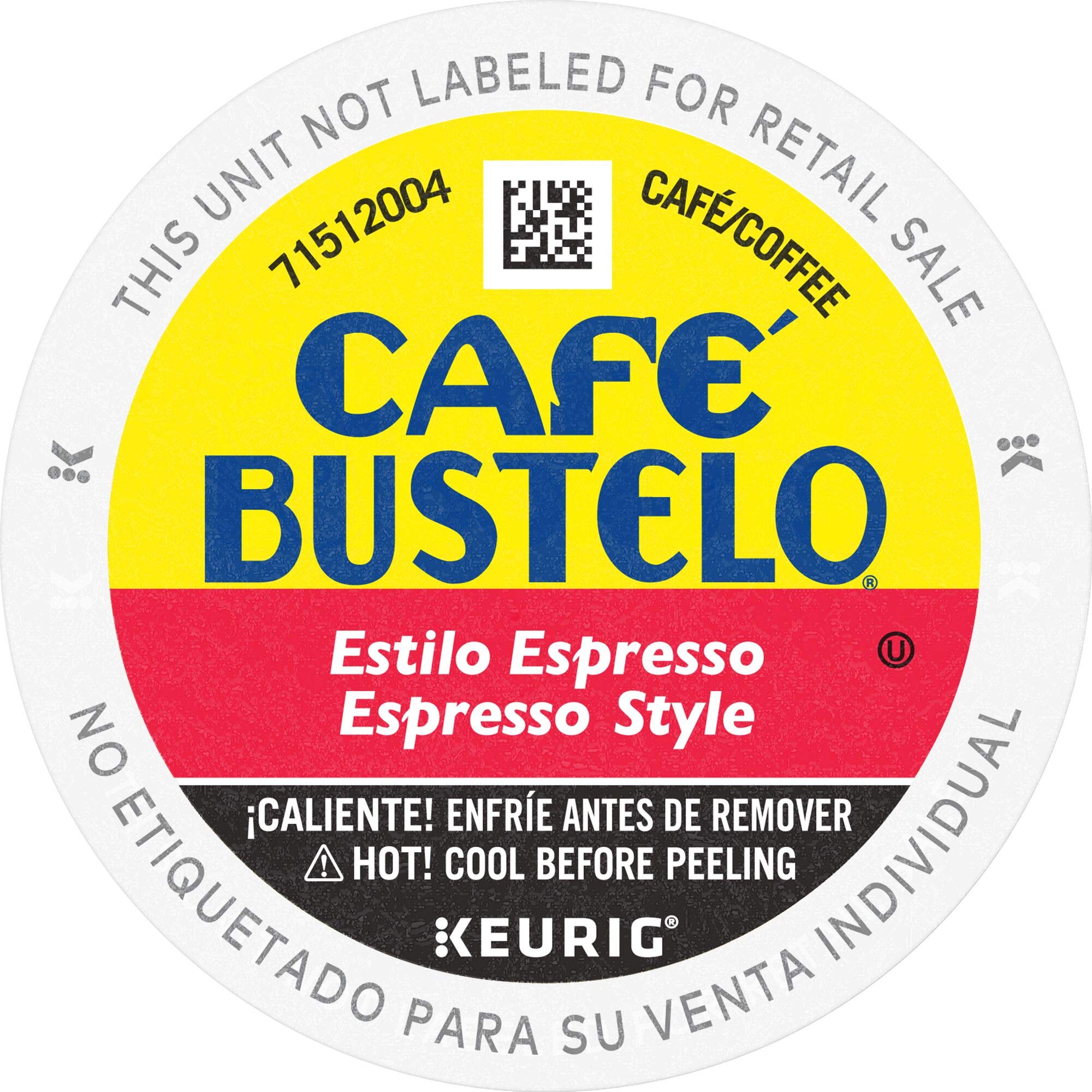 Café Bustelo Espresso Style Dark Roast Coffee 96 Keurig K-Cup Pods - Amazon free shipping $20.39