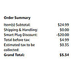 Amazon Smart Plug | Works with Alexa $4.99 YMMV