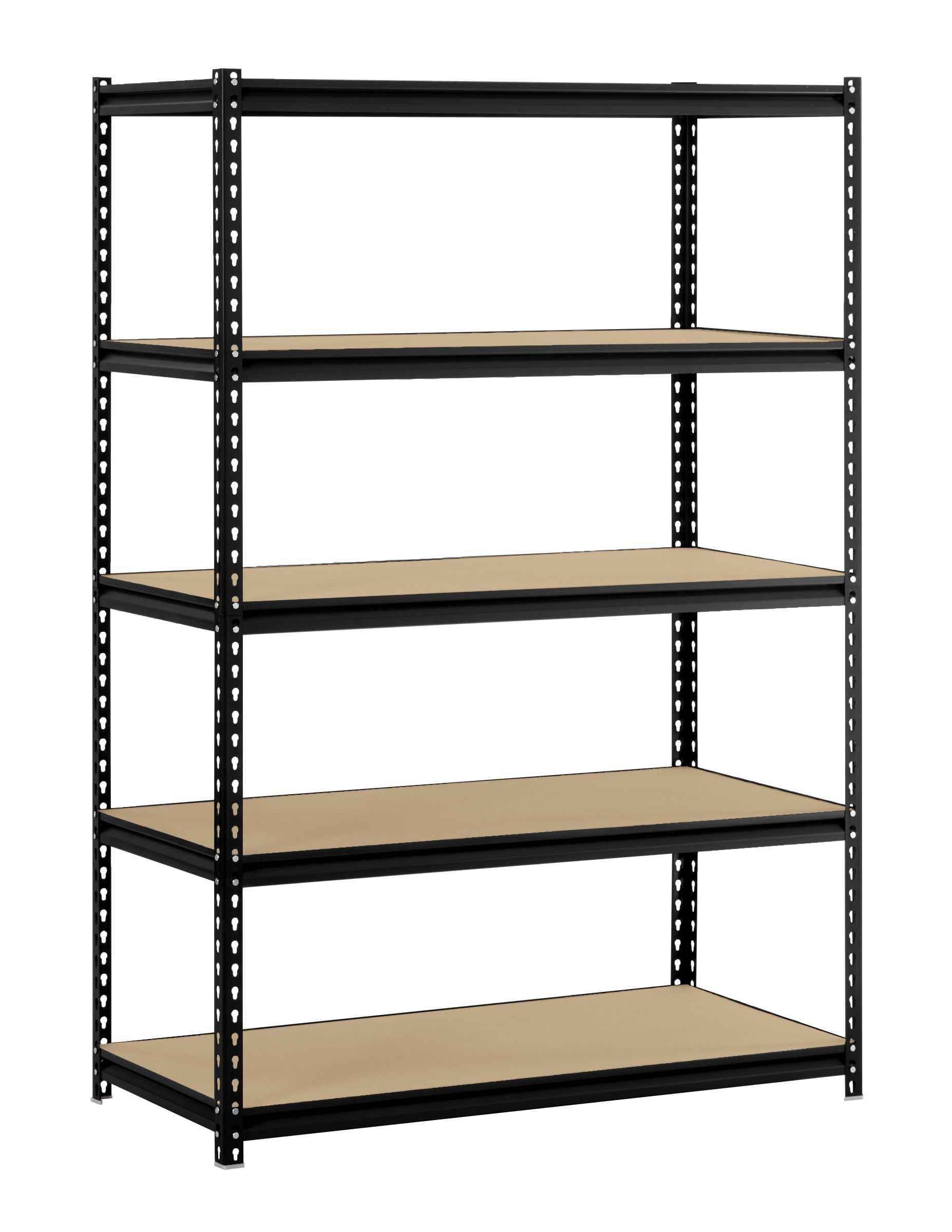 Muscle Rack 48 W x 24 D x 72 H 5-Shelf Steel Freestanding Shelving Unit; Black $79