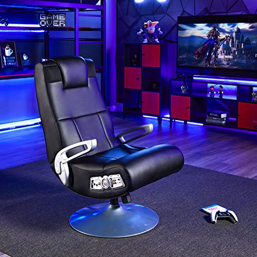 X Rocker SE Pro Video Gaming Lounging Pedestal Chair with Wireless Audio, 2 Speakers & Subwoofer $62