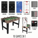 RealPlay Tzumi 10-in-1 Multi Game Table for Arcade Games $90