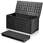 Ktaxon 75 Gallon Outdoor Storage Resin Deck Box $40 + Free Shipping @ Walmart