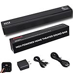 Pyle 2-Channel Tabletop Soundbar Digital Speaker System $20 @ Amazon