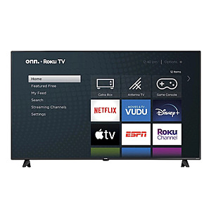 onn.65" 4K UHD LED Roku Smart TV (Open Box) $242 @ eBay