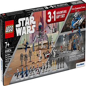 LEGO 3-in-1 Star Wars The Clone Wars and The Mandalorian Gift Set $38 @ eBay