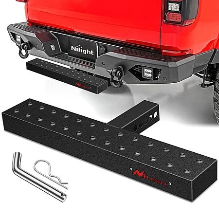 Nilight 23.5"W Hitch Step (Fits 2" Hitch Receiver) $28 @ Amazon