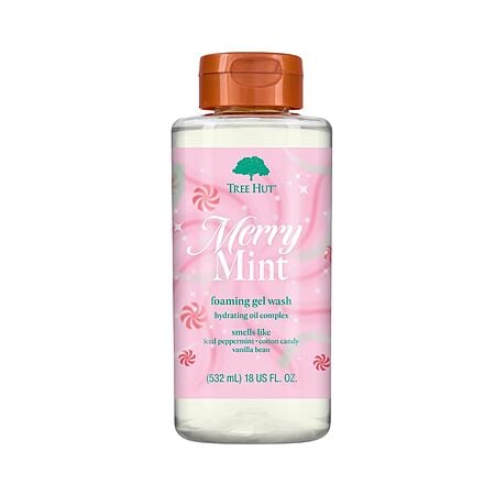 Tree Hut Merry Mint Foaming Gel Wash, 18 fl oz $4.25 @ Amazon