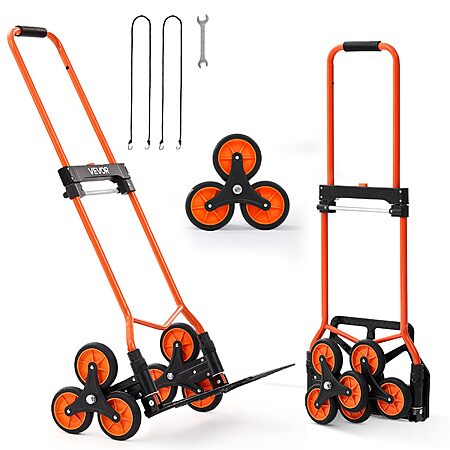 VEVOR Stair Climbing Hand Cart (up to 260 pounds) $45 @ Amazon