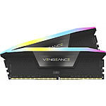CORSAIR - VENGEANCE RGB 64GB (2x32GB) DDR5 6400MHz C32 UDIMM Desktop Memory - Black $906.99