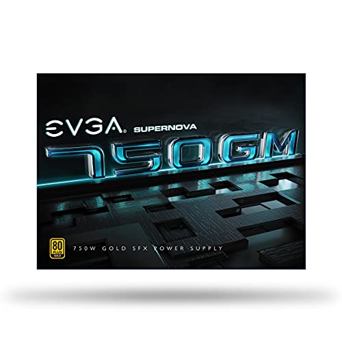 $99.99 EVGA Supernova 750 GM, 80 Plus Gold 750W, Fully Modular, ECO Mode with FDB Fan, 10 Year Warranty, Includes Power ON Self Tester, SFX PSU with free powerlink from EVGA