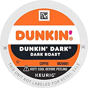 Dunkin' Dark Roast Coffee, 60 Keurig K-Cup Pods ($25.50)