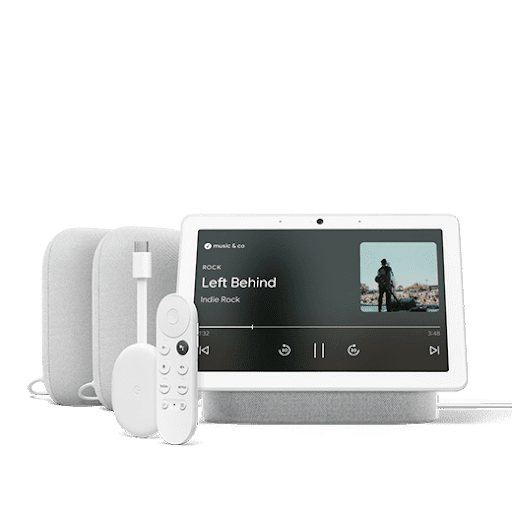 Chromecast with Google TV + Nest Hub Max $243.99