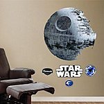 Star Wars Death Star Fathead Wall Decal via Amazon for $63.81. Free shipping for Prime Members