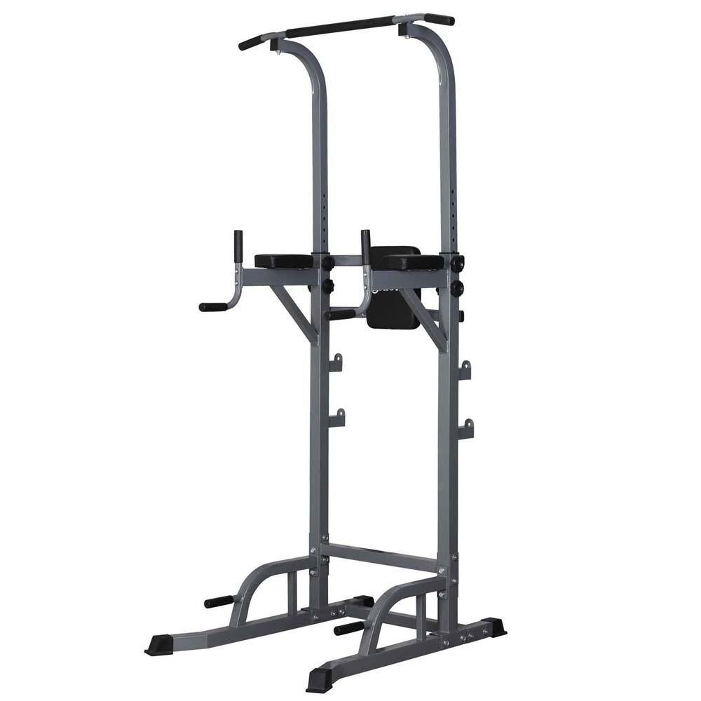 Ainfox: Power Tower Exercise Multi-Function Home Strength Training Tower Dip Stands Workout Station $105 + FS