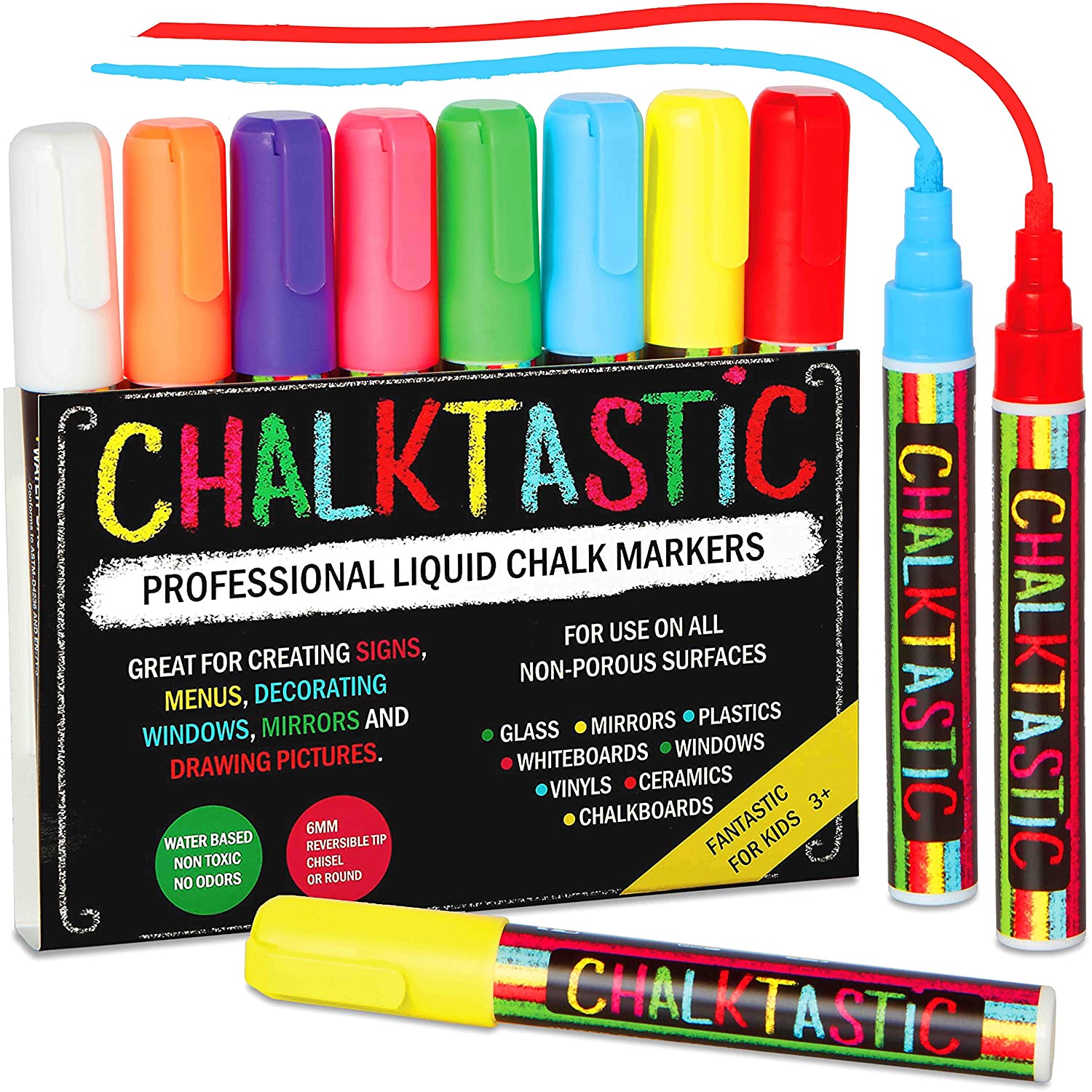 Amazon: ChalkTastic Bright Chalk Marker Professional Pens Pack of 8 $9.99 + FS with PRIME