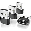 4-Pack Elebase USB-C to USB-A Adapter (Black) $3.99 + Free Shipping w/ Prime