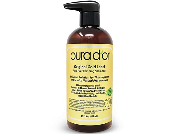 PURA D'OR Original Gold Label Anti-Thinning Biotin Shampoo (16oz), $17.99 + FS with Prime
