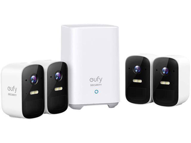 eufy Security, eufyCam 2C 4-Cam Kit, Wireless Home Security System $300 with Code: 93XRG94 + FS $299.99