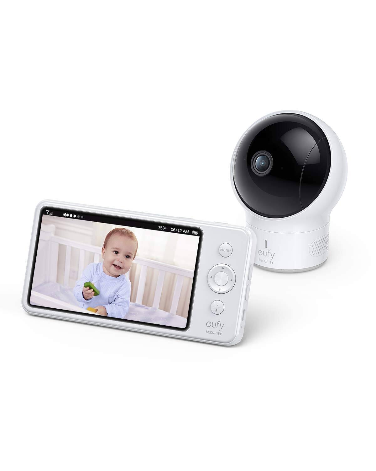eufy Security SpaceView Pro Video Baby Monitor with 5’’ Screen, Pan & Tilt with Two-Way Audio, 5200mAh Battery $129.49 + FS with PRIME