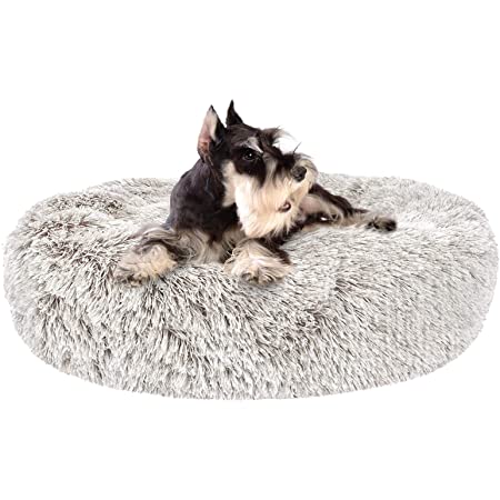 Dog Beds for Large Medium Small Dogs Round, Cat Cushion Bed, Calming Pet Beds (XS/S/M) from $13.79 + FS with PRIME