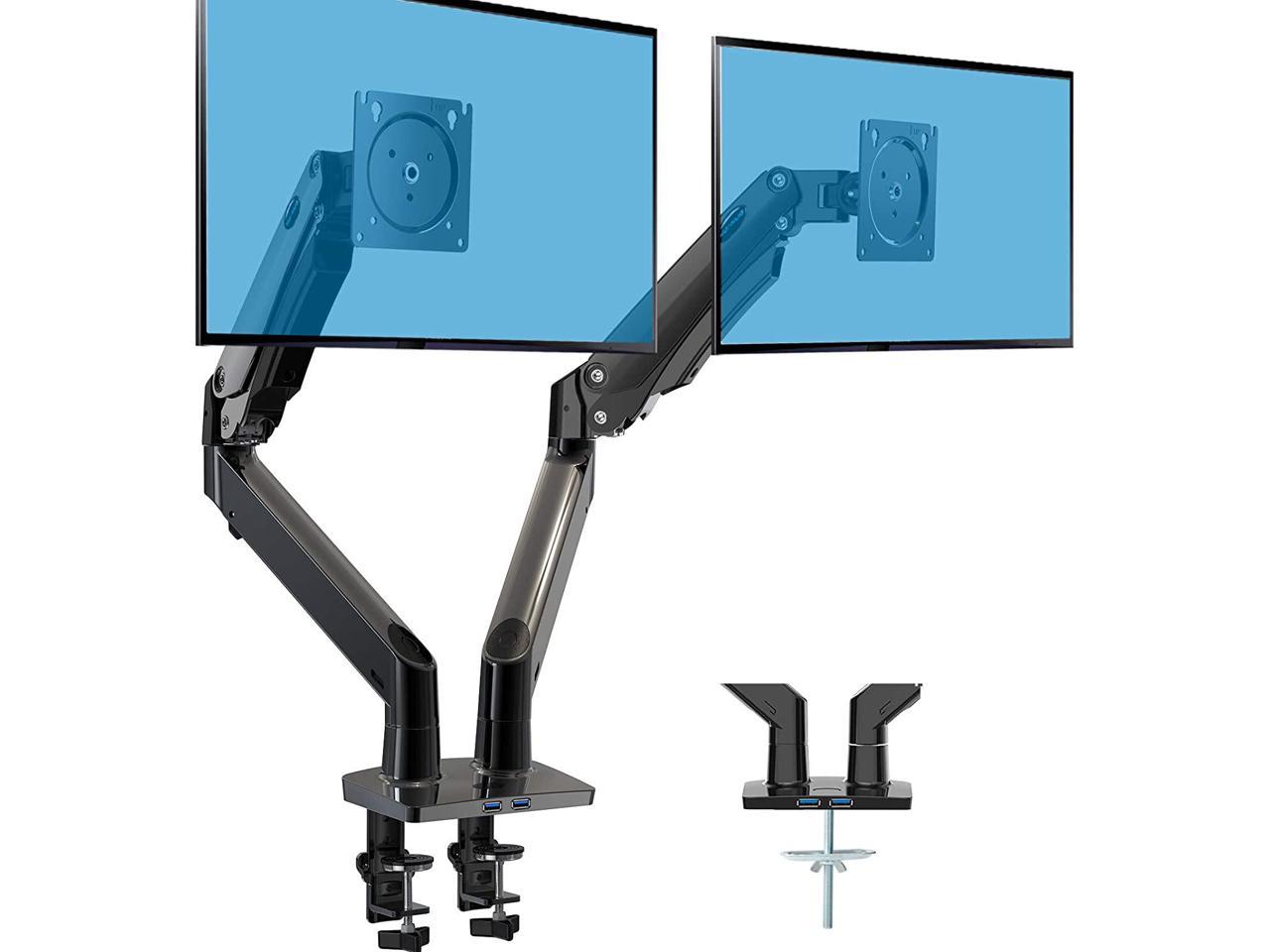 Huanuo Dual Monitor Stand (up to 35" / 26.4 lbs) Desk Mount (plus $5 Newegg GC) $75.99 with Free Shipping