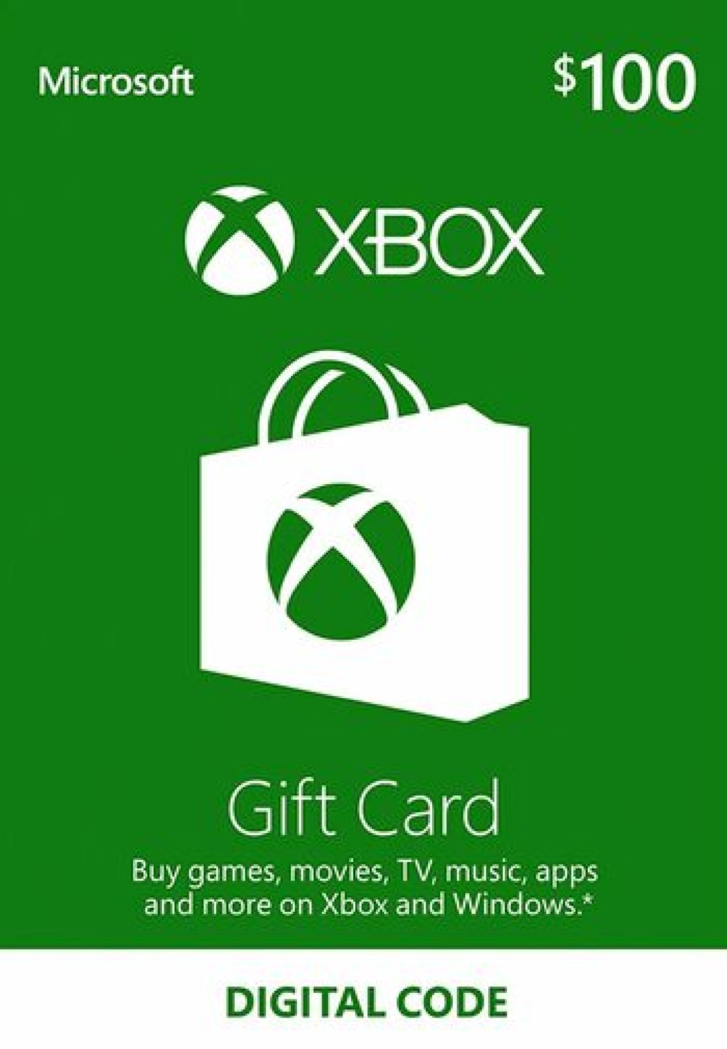 $100 Xbox Gift Card (Digital Delivery) $79.79