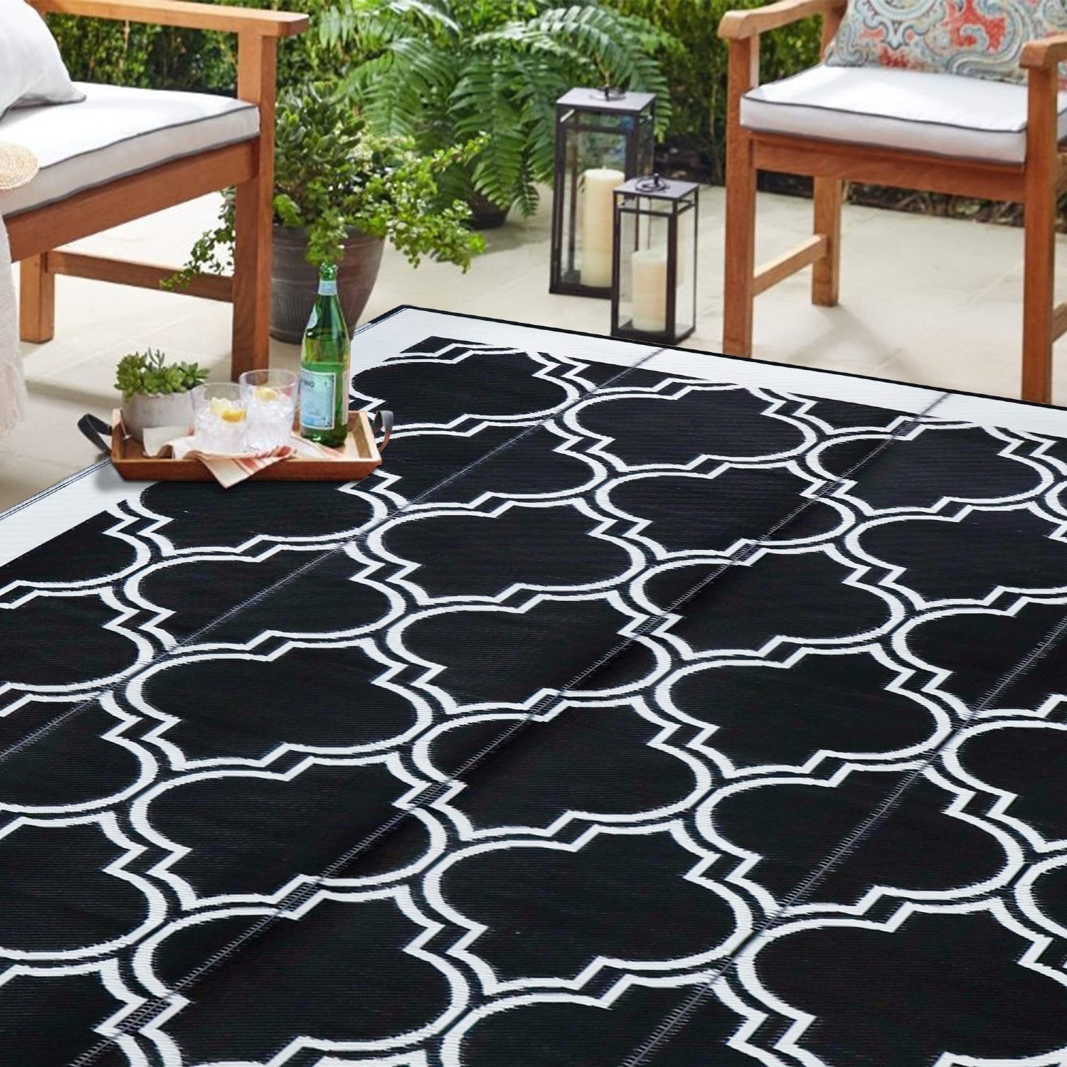 9' x 12' Reversible Mats, Outdoor Patio Rug from 44.99 and others