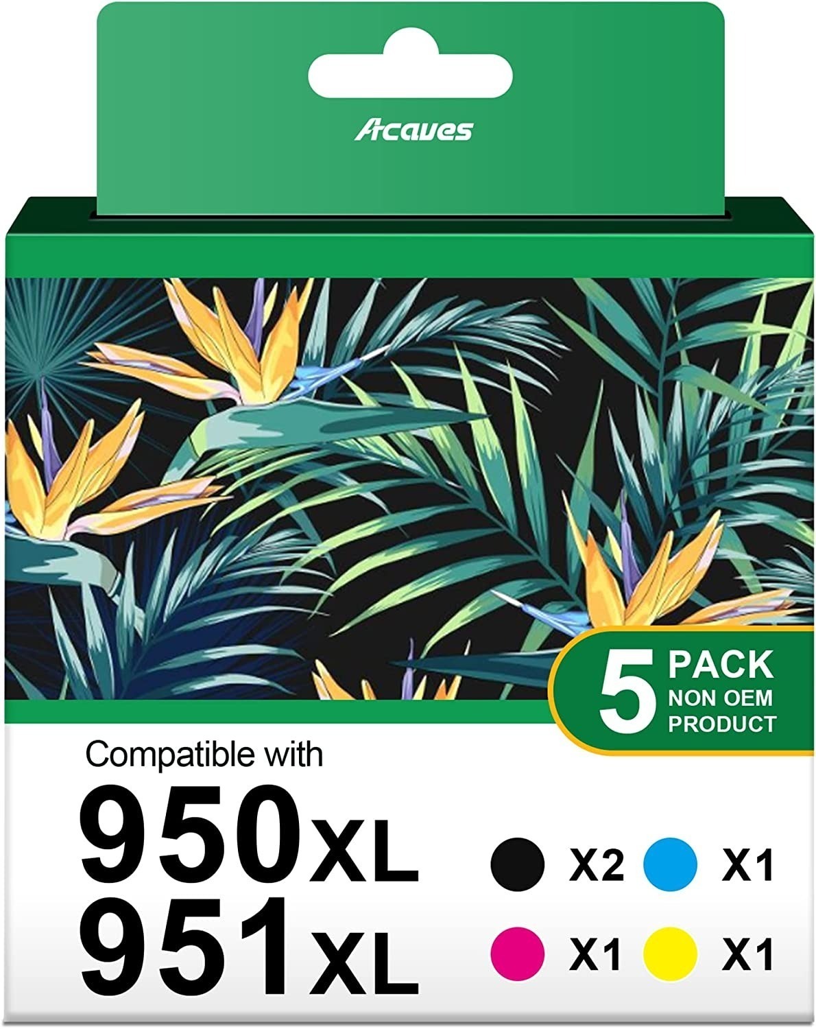 5 pack 950xl 951xl combo replacement for hp 950 951 24 99 free