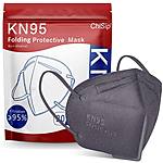 Chisip 20 pcs Gray/White KN95 Face Masks for Men &amp; Women Up to 64%OFF Only $6.47 + free shipping