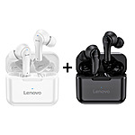 2 Packs Lenovo QT82 BT 5.0 Touch Control True Wireless Stereo Earphones $18.47 + free shipping