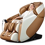 Giantex 3D Zero Gravity SL-Track Full Body Massage Chair for $1799.99 + Portable Folding Sauna + FS