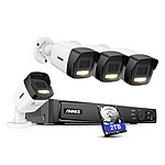 ANNKE Amazon has 12MP PoE Security Camera System w/4 X 12 Megapixel PoE Surveillance IP Camera + 2TB HDD $400 + FS
