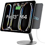 LULULOOK Magnetic Wireless Charging Stand for iPad Pro 13&quot; M4 &amp; M5, 360° Rotating Base $60 + FS w/PRIME