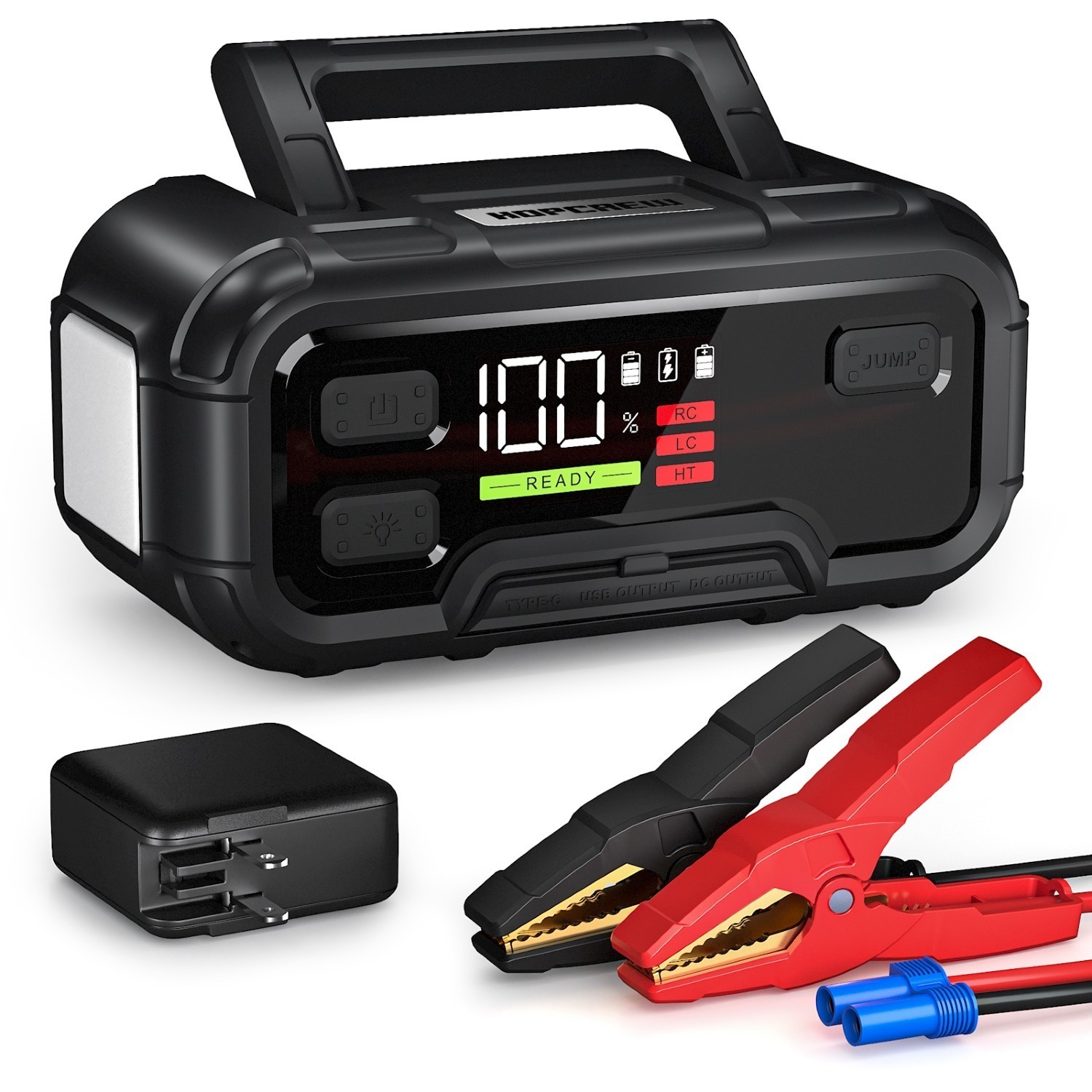 HOPCREW 6000A Peak Car Battery Jump Starter w/ 60W USB-C Output $65 + Free Shipping w/ Walmart+ or $35+ orders