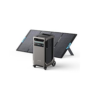 Anker SOLIX F3800 3840Wh LiFePO4 Power Station + 400W Solar Panel $2000 + Free S&H