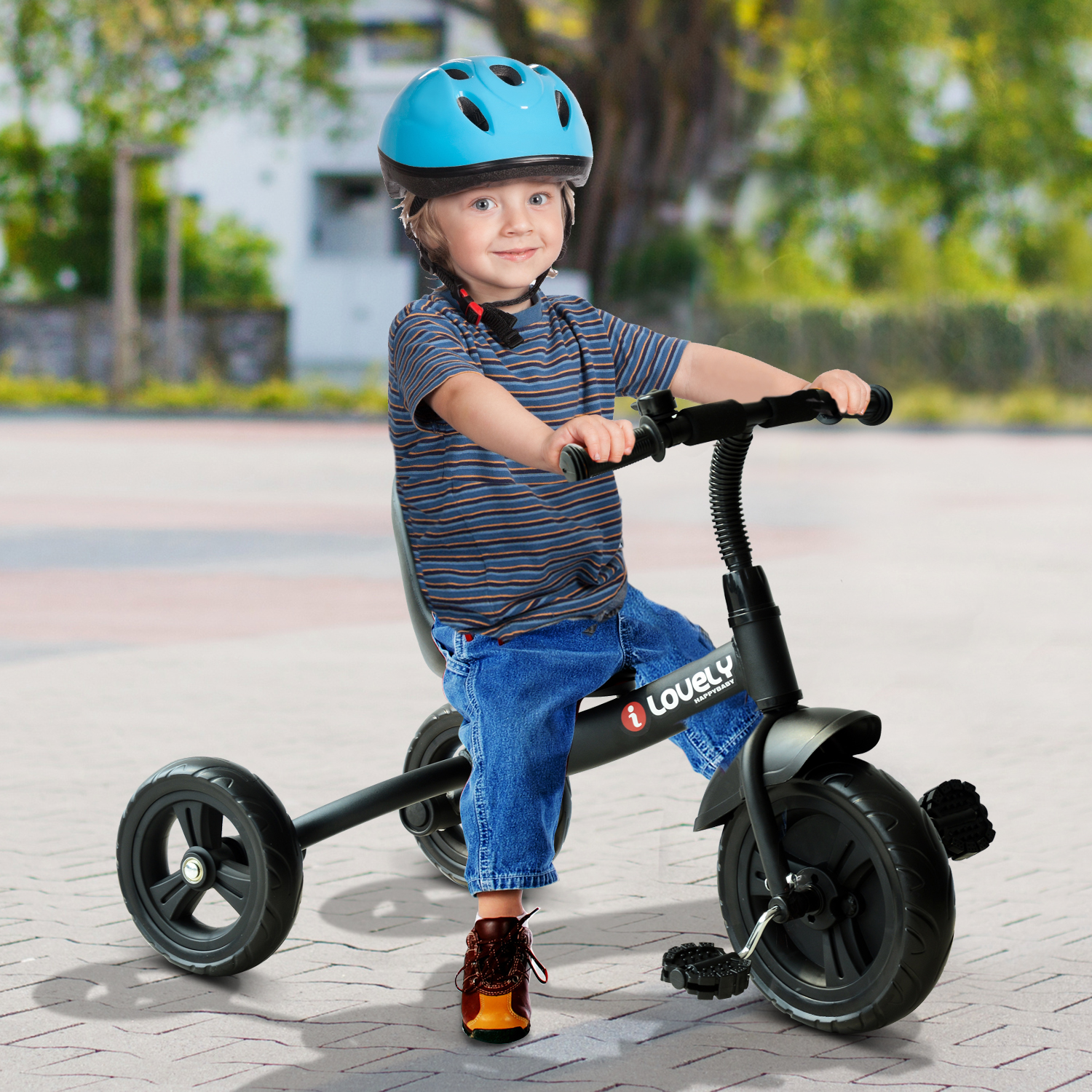 Qaba 3-Wheel Recreation Ride-On Toddler Tricycle with Bell - $34.99 + Free Shipping