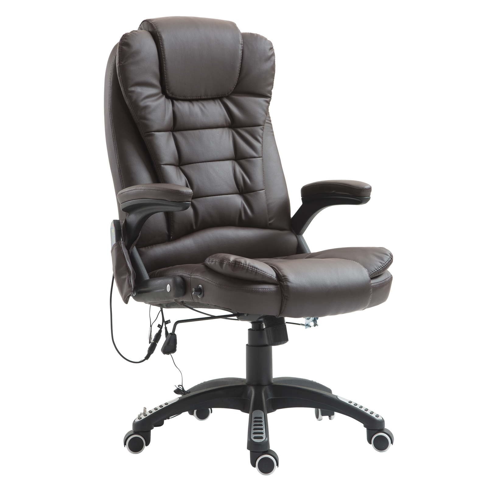 HomCom PU Leather Executive Ergonomic Heated Massage Office Chair - $109.99 + Free Shipping