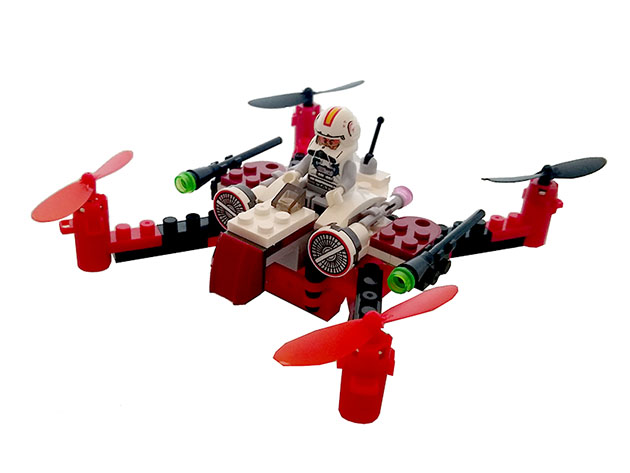 Space Fighter Building Block Drone $34