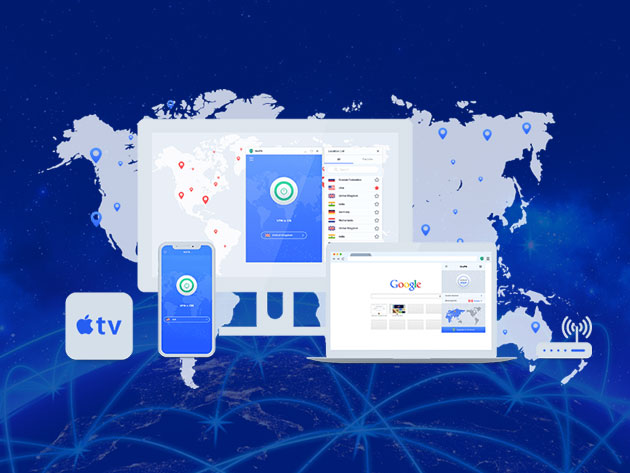 VPN by VeePN: Lifetime Subscription (5 Devices) $14