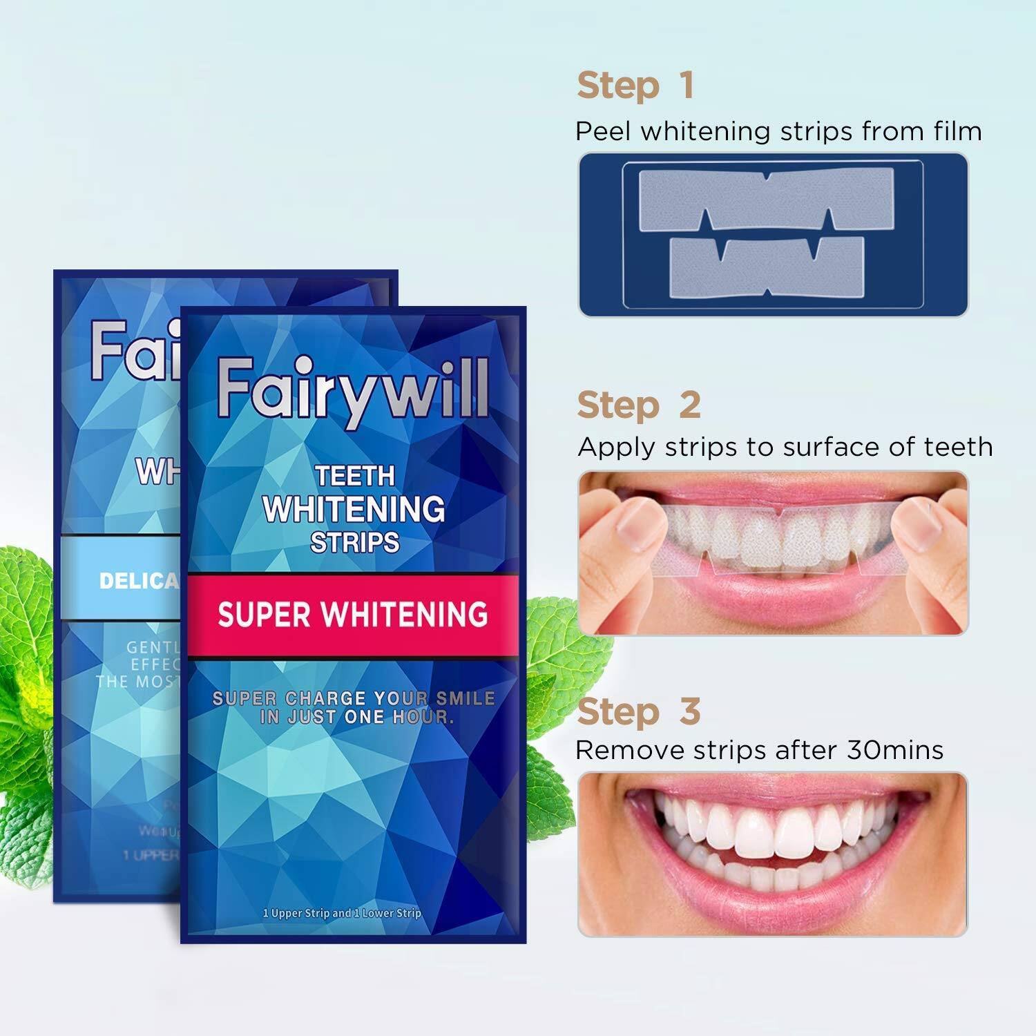 Teeth Whitening Strips For Sensitive Teeth Reduced Sensitivity And