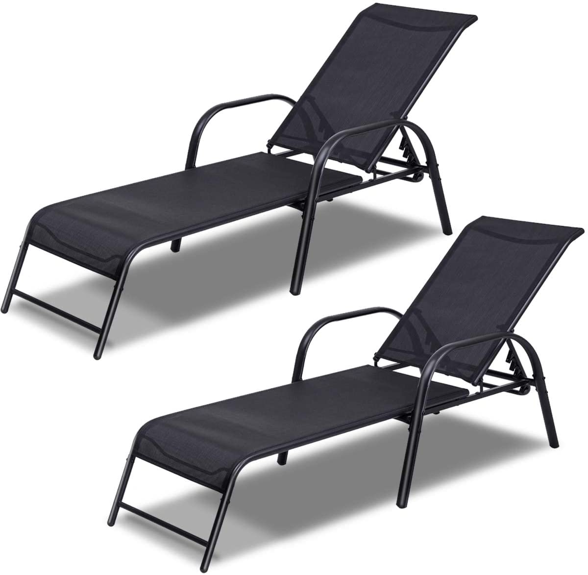 2 Pcs Outdoor Chaise Lounge Chair $199.99 + Free Shipping