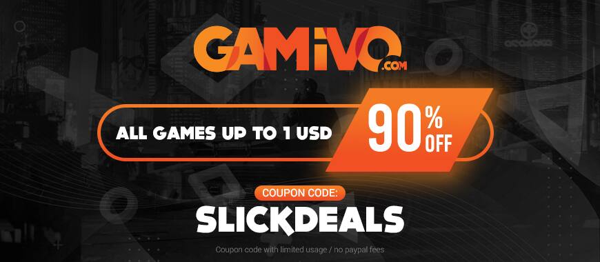 Gamivo.com: 90% off total multiple games or software when purchase total in cart is under $1 (Digital Delivery)