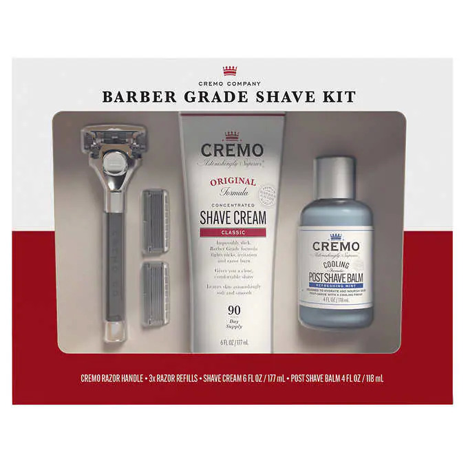 $5 off Cremo Barber Grade Shave kit $19.99