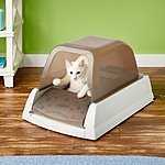 PetSafe ScoopFree Ultra Self-Cleaning Cat Litter Box, Covered, Automatic with Disposable Tray, Taupe $81.79 + Tax Free S/H