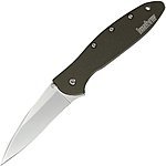 Kershaw 1660OL Leek Folding Knife (Olive Drab) with SpeedSafe $32.97 @ Amazon.com USA Made!