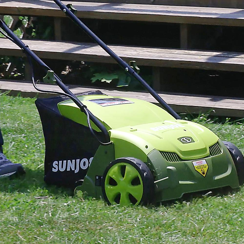 Sun Joe Aj801e Electric Scarifier Plus Lawn Dethatcher 89 99