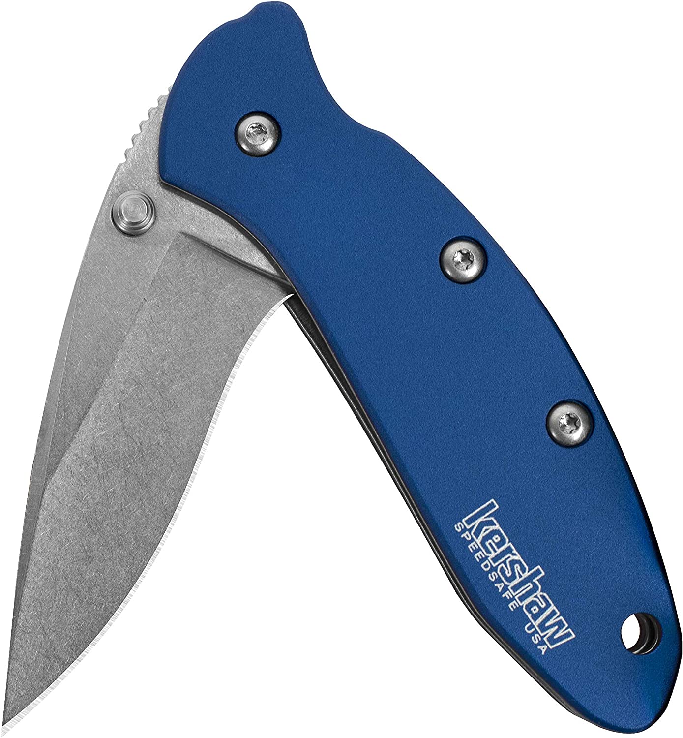 Kershaw 1600NBSW​ Speedsafe Assited Open Blue Anodized Chive Pocket Knife $28.81 FREE SHIP @ Amazon